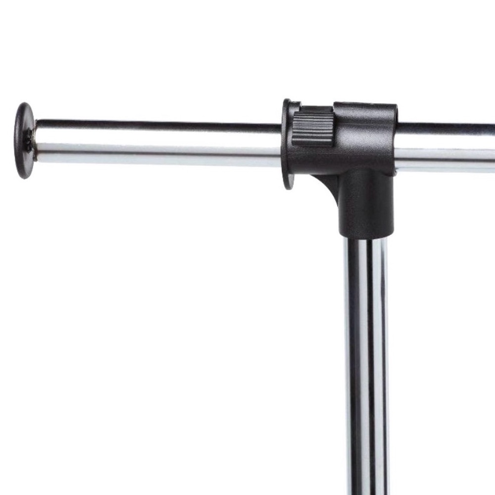Whitmor™ Adjustable Rod Rolling Garment Rack - Picture 4 of 7